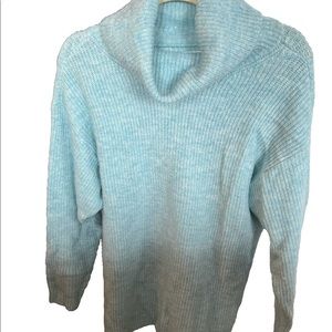 NWT Loft XS Baby Blue Turtleneck Sweater